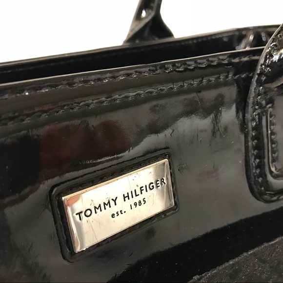 Tommy Hilfiger Black Purse Jacquard Shoulder Bag - Picture 2 of 8